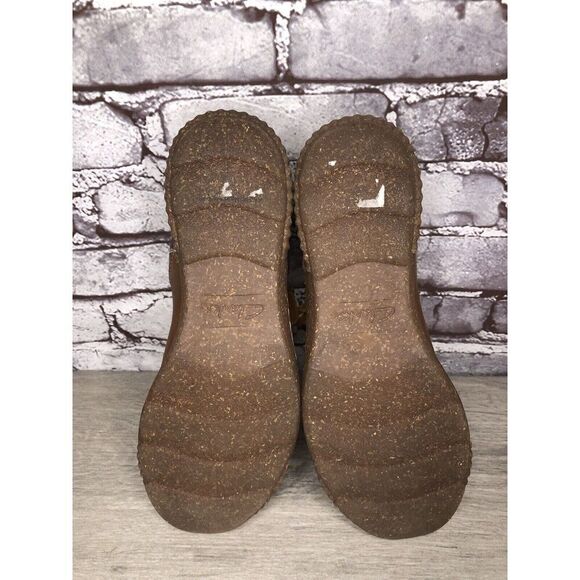 Clarks Collection Caroline Cove Brown Leather Zip Comfort Shoes Women 7.5M US/38 - Picture 13 of 16